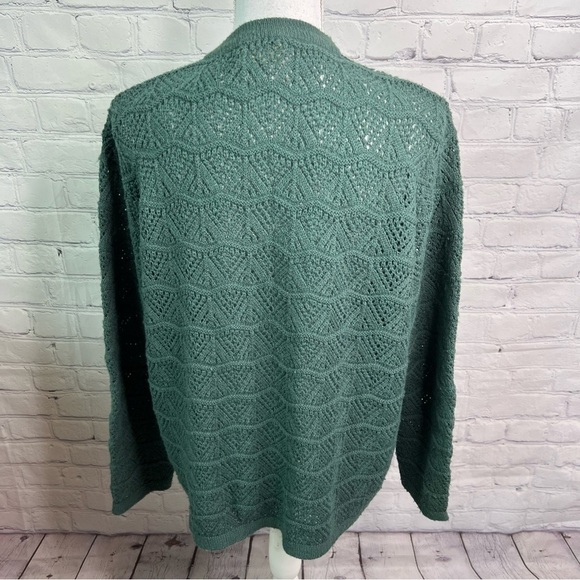 Wintuk Vintage Green Cardigan Large - Picture 3 of 6